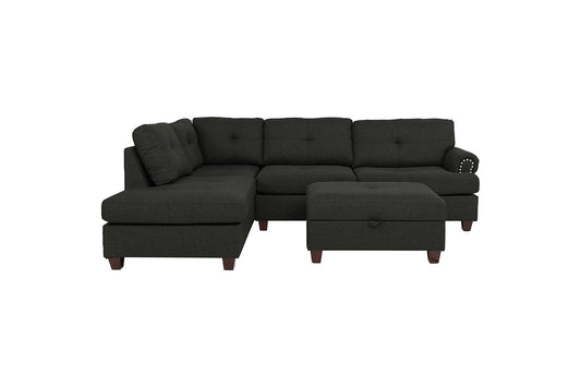 Sectional Sofa with Ottoman (F6415)
