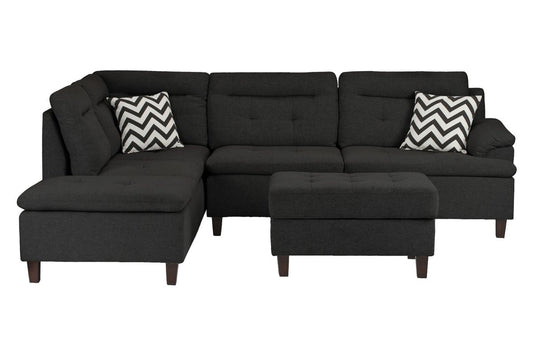Sectional Sofa with Ottoman (F6588)