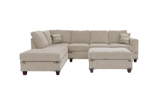 Sectional Sofa with Ottoman (F8805)