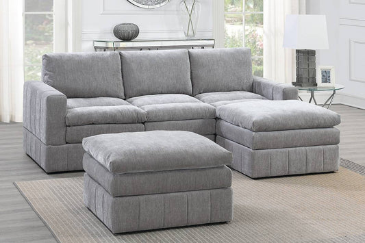 Sectional Sofa with Ottoman (466)