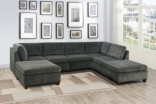 Modular Sectional Sofa Set (513)