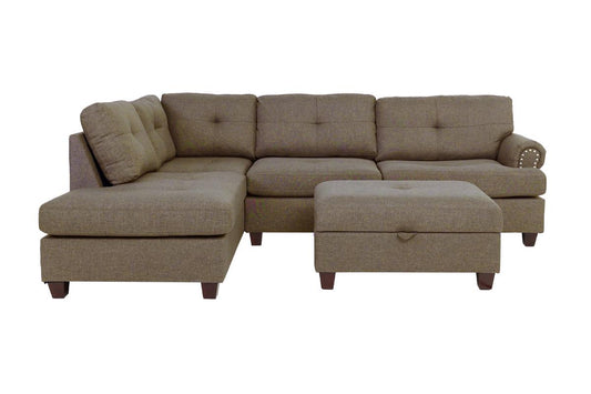 Sectional Sofa with Ottoman (F6416)