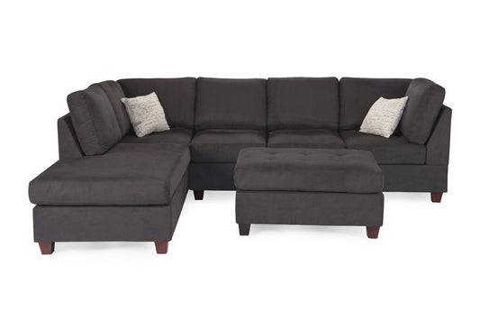 Sectional Sofa with Ottoman (F6423)