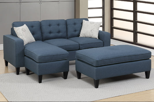 Sectional Sofa with Ottoman (F6577)