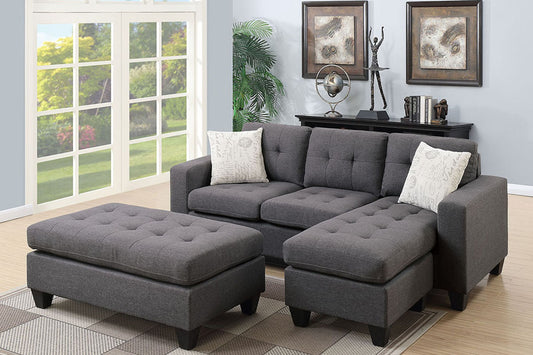 Sectional Sofa with Ottoman (F6920)