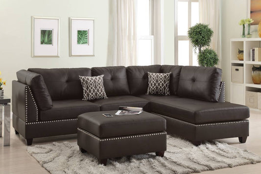 Sectional Sofa with Ottoman (F6973)