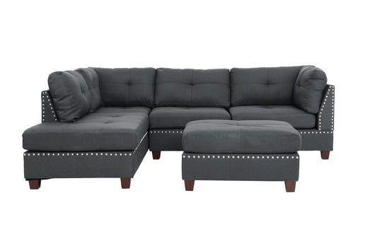 Sectional Sofa with Ottoman (F6975)