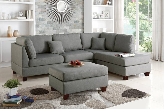 Sectional Sofa with Ottoman (F7606)