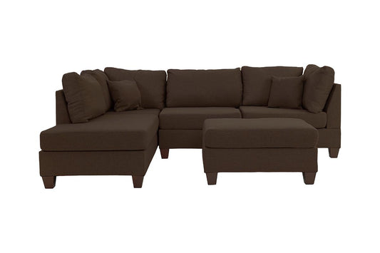 Sectional Sofa with Ottoman (F7608)