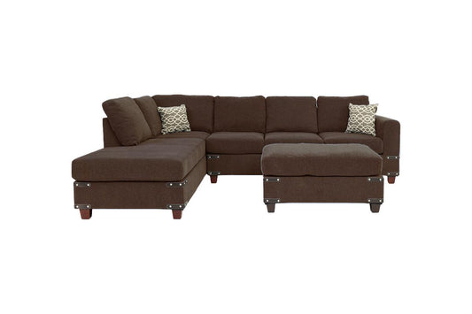 Sectional Sofa with Ottoman (F8806)