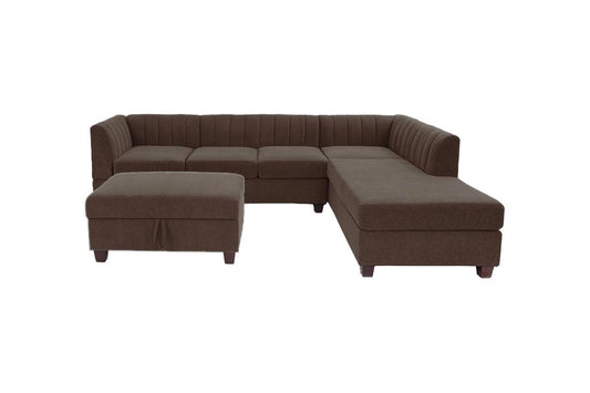 Sectional Sofa with Ottoman (F8829)