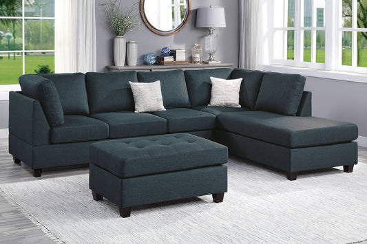 Sectional Sofa with Ottoman (F8857)