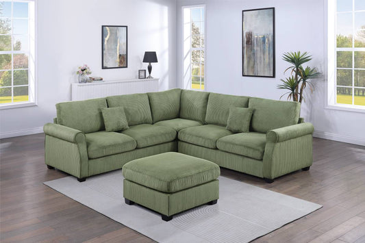 Sectional Sofa with Ottoman (F8820)